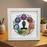 Seven Chakra Crystal Healing Frame