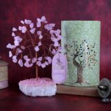 Rose Quartz Love Crystal Tree