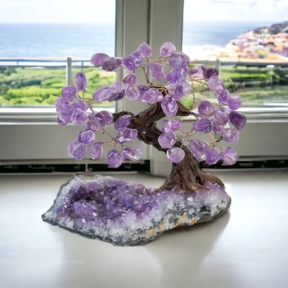 Seven Chakra Crystal Tree
